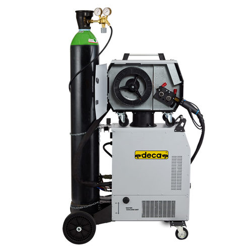 רתכת MIG / CO2 אינוורטר 500Ah תלת פאזי מזין חיצוני סנרגטית DECA JOB 750 LAB