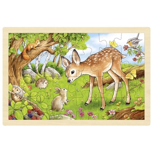 GOKI פאזל של במבי ובעלי חיים בחורשה 57325