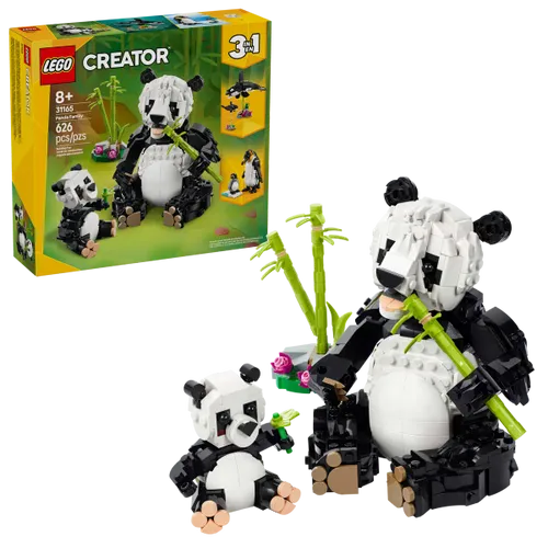 לגו קריאטור 3 ב-1 חיות בר: משפחת דובי פנדות 31165 | Lego