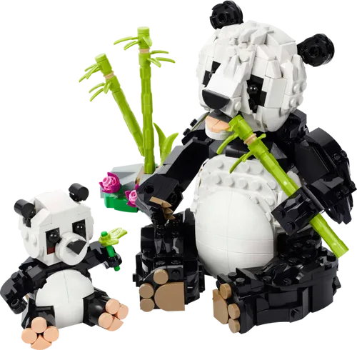 לגו קריאטור 3 ב-1 חיות בר: משפחת דובי פנדות 31165 | Lego