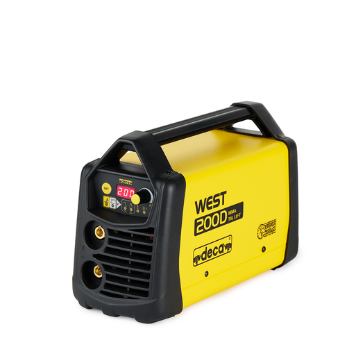 רתכת אינוורטר 200Ah חד-פאזית DECA WEST 200D 