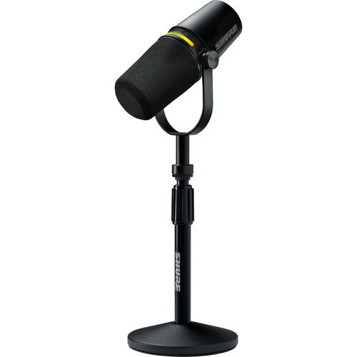 קיט מיקרופון שידור עם סטנד Shure MV7+-K Podcast XLR/USB