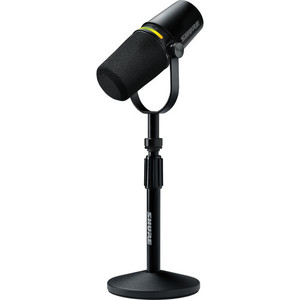 קיט מיקרופון שידור עם סטנד Shure MV7+-K Podcast XLR/USB
