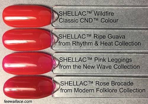 Shellac Wildfire - ג'ל היפואלרגני בצבע אדום קלאסי אטום