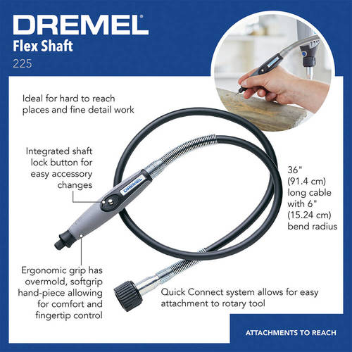 ציר גמיש DREMEL 225 באורך 10.1 ס