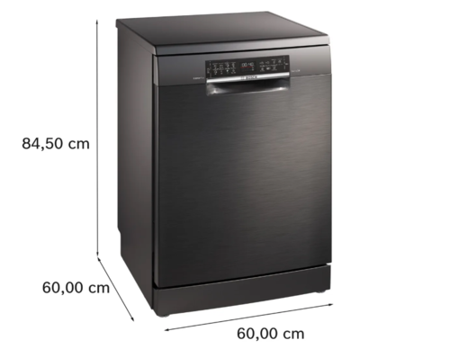 סדרה 6 מדיח כלים 60 cm נירוסטה מושחרת SMS6ECC00E