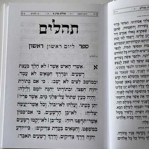 תהילים דגם היכל לבן