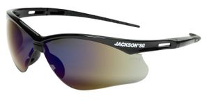 JACKSON SG BLUE MIRROR - משקפי מגן לשימוש חוץ עדשות מוגנות UV ושריטות - צבע כחול מראה