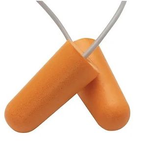 JACKSON H10 - זוג אטמי אוזניים חד פעמיות מפוליאוריתן מוקצף עם שרוך, הנחתה 31dB תקן EN352 - מארז 100 יח