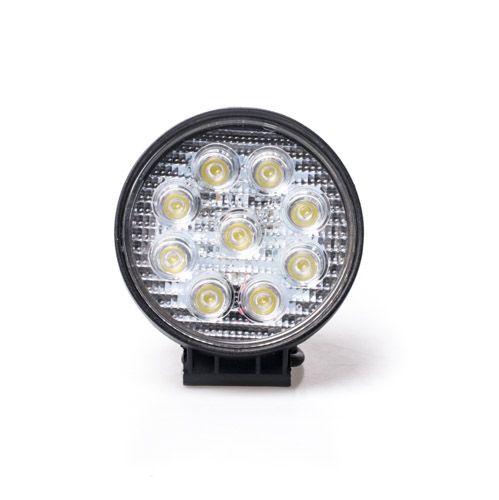 פנס עבודה עגול 9 לדים 27W - 12-24V