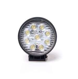 פנס עבודה עגול 9 לדים 27W - 12-24V