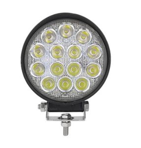 פנס עבודה עגול 14 לדים 42W - 10/36V