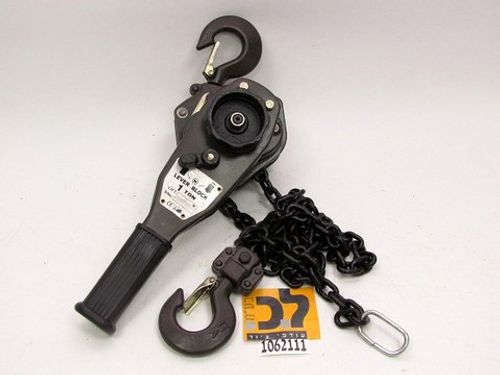 כננת/מחגר יד משיכה/הרמה רצ'ט 1 טון 1.5 מ' שרשרת 6 מ