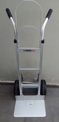 עגלת סבלים אלומיניום קשת גבוהה עם מחליקיים גלגלים פניאומטים טאיוואן