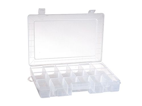 ארגונית פלסטיק שקופה 27x19x4 ס