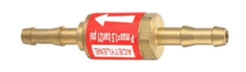שסתום אל חוזר + בולם להבה לצינור גפ