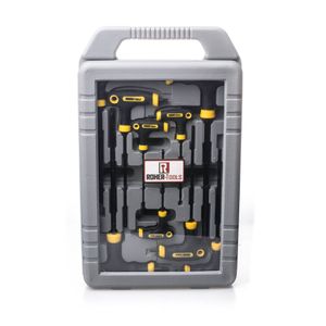 סט 9 מפתחות טורקס ידית T במזוודה במידות: T10-T50