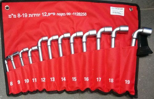 סט בוקסה פייפ, 12 יחידות 8-19 מ
