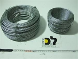 100 מטר כבל פלדה 6 מ"מ 6X7 (חבילה)
