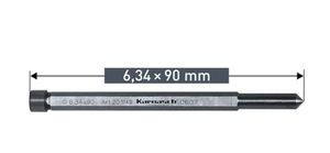 KARNASCH - פין חליצה 6.34x90 מ"מ למקדח חלול שיני וידה עומק 40 מ"מ (2 יח