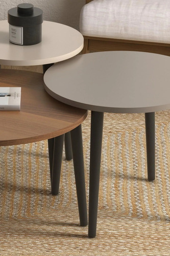 שלישיית שולחנות סלון דגם רוני