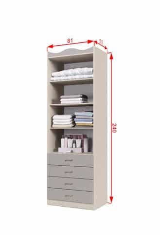 ארון פתיחה דגם משושה 3 ב5 מידות