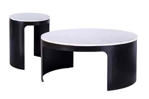 זוג שולחנות מעוצבות