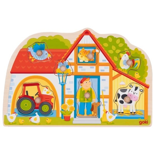 GOKI פאזל עץ לגיל הרך 57349