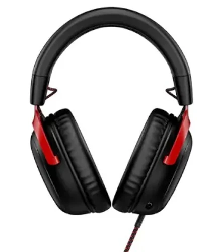 אוזניות גיימינג חוטיות HyperX Cloud III USB 7.1 - אדום
