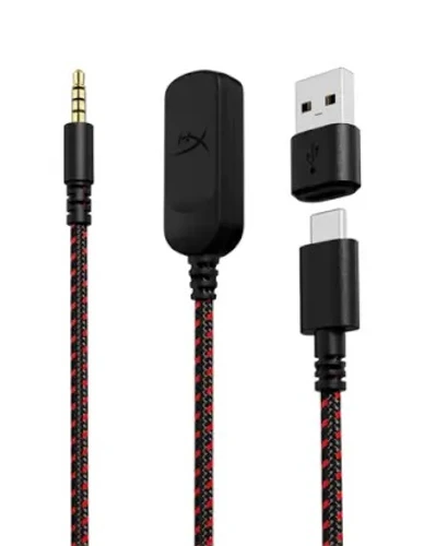 אוזניות גיימינג חוטיות HyperX Cloud III USB 7.1 - אדום
