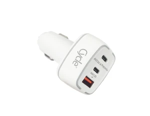 מטען לטלפון לרכב QC PD 65W טעינה מהירה עם 2 יציאות USB-C ויציאת USB-A מבית CYCLE 