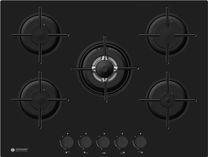 כיריים גז 5 להבות GERMAINE דגם GER-HOB-5-ZONE-GLB 