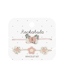 סט צמידים- פרפר פרחוני  Rockahula