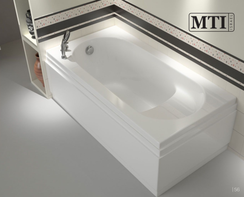  אמבטיה mti-25 140*70 לבן מבריק(כולל גקוזי) 