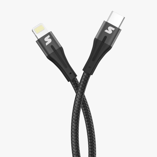 כבל שזור SILVER LINE TYPE C TO LIGHTNING 3M