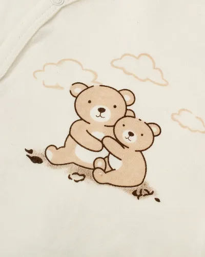 מארז זוג אוברולים מבד טריקו Bears 0-3