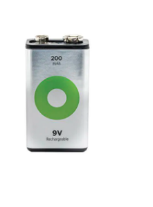 סוללה נטענת 8.4V 200mA 9V NiMH GP