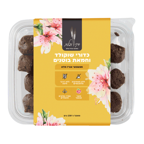 כדורי חמאת בוטנים ושוקולד - דני וגלית 