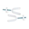זוג מחברים למעקה עגול לשער GateGuard