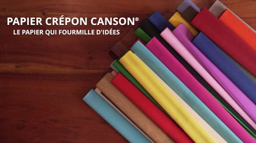 נייר קרפ איכותי מבית CANSON (גרמניה) , מגוון צבעים לבחירה