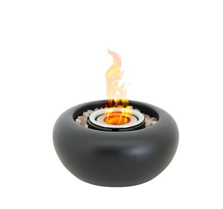 קערית אש שולחנית אתנול עגולה 19x7.5 ס