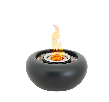 קערית אש שולחנית אתנול עגולה 19x7.5 ס"מ - S.PATIO