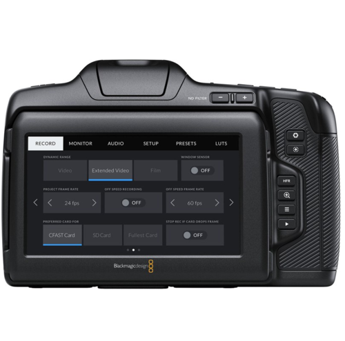 מצלמת וידאו Blackmagic Pocket Cinema 6K Pro