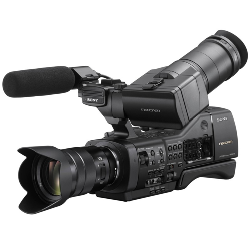 מצלמת וידאו מקצועי סוני Sony Nex-Ea50m Nxcam With 18-105mm F/4 Servo Zoom G Lens