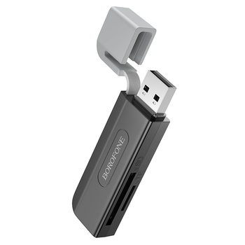 קורא כרטיסים Borofone Card reader DH9 Wisdom 2 in 1 בורופון