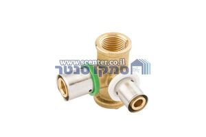 תושבת מעבר 90° הברגה פנים SP - במבחר מידות