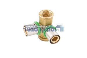 תושבת מעבר כפולה 90° הברגה פנימית SP - במבחר מידות