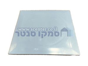 מכסה עליון מרובע "4 רחב בצבע אפור