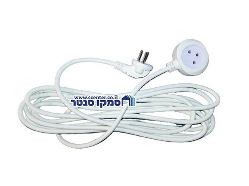 כבל מאריך לחשמל בתקן ישראלי - במבחר מידות