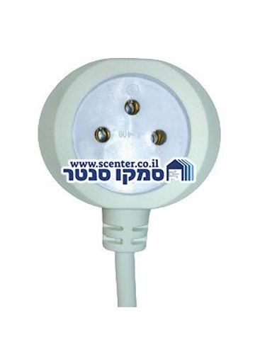 כבל מאריך לחשמל בתקן ישראלי - במבחר מידות
